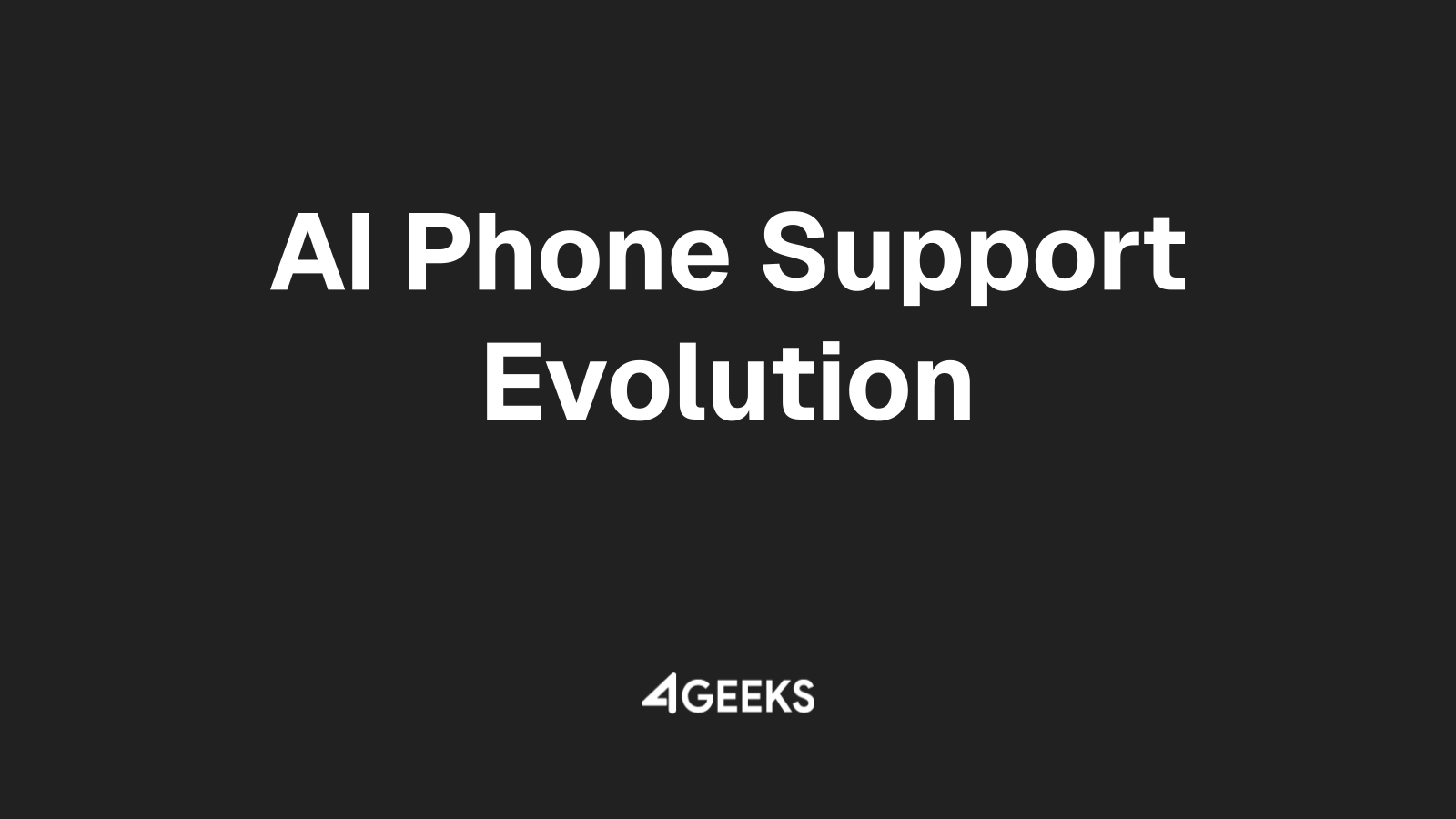 From IVR to AI: The Evolution of Automated Customer Phone Support.